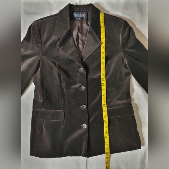 HAROLD'S Vintage Brown Velvet Blazer - Picture 13 of 13
